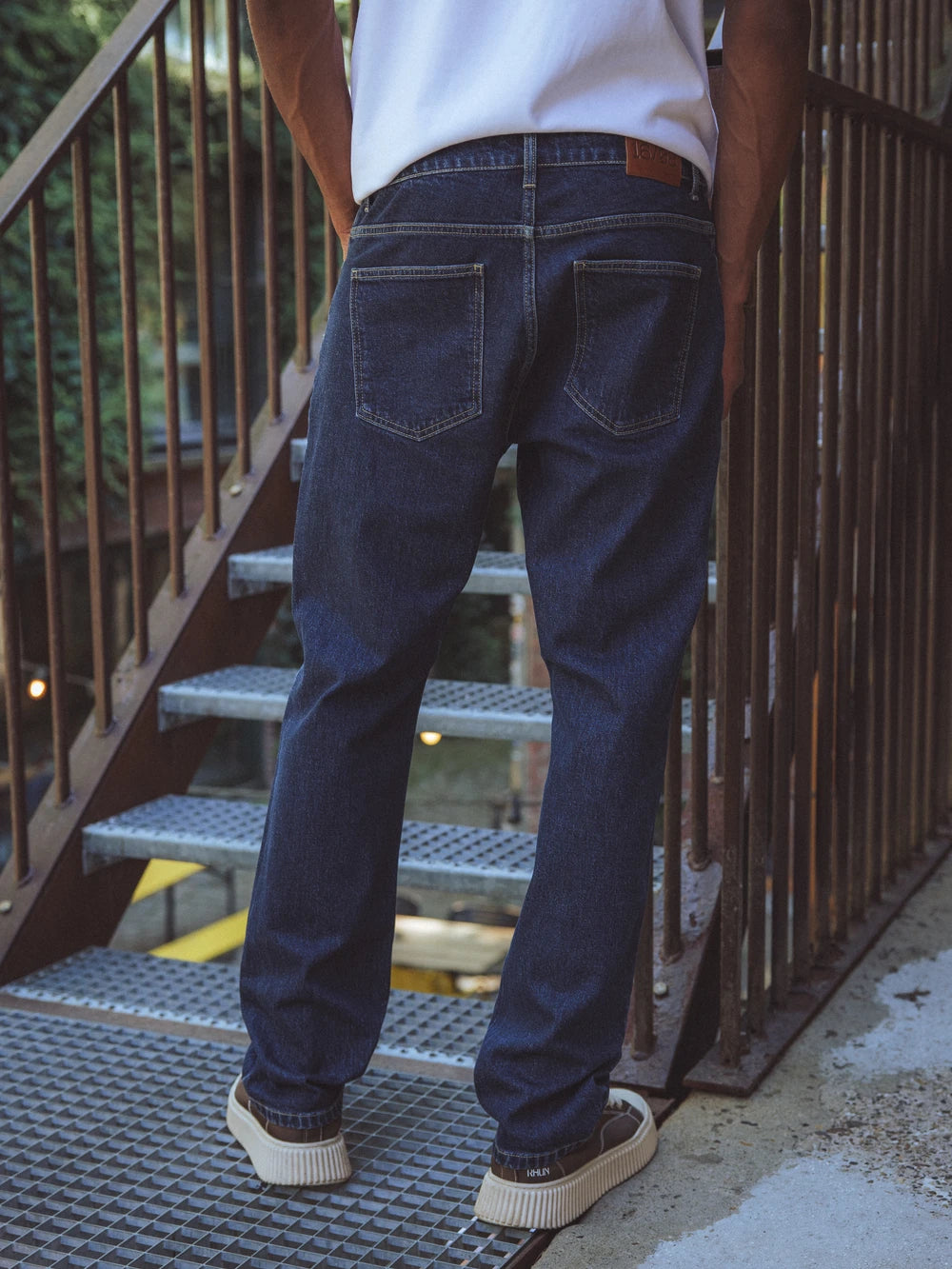 Dark Washed Denim Jeans