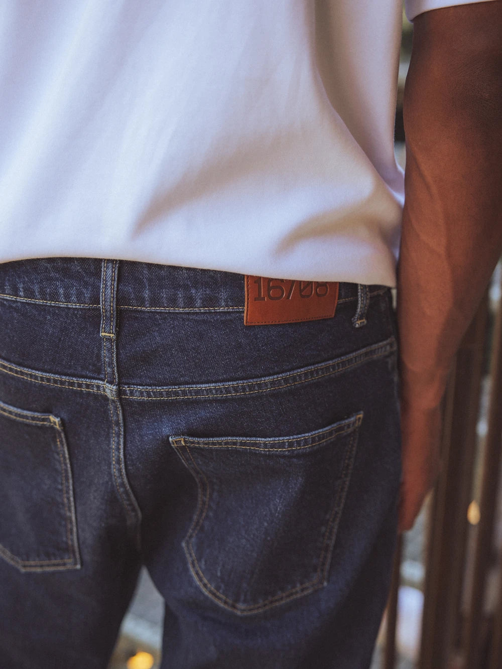 Dark Washed Denim Jeans