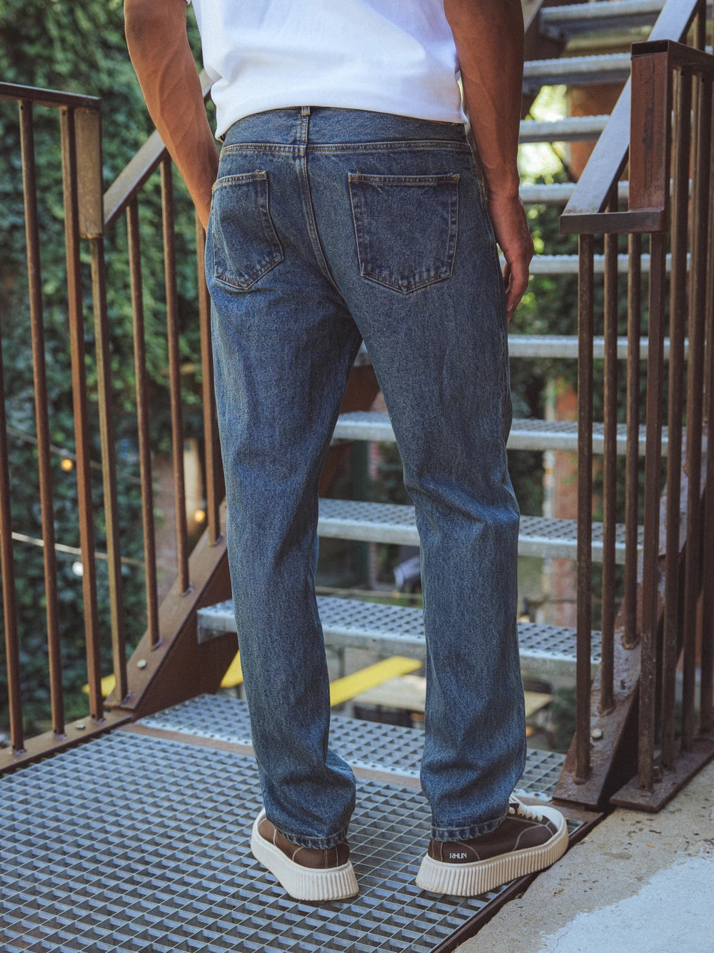 Dark Washed Denim Jeans
