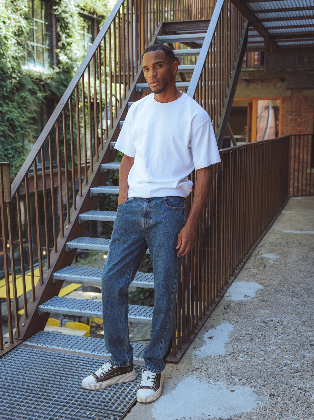 Dark Washed Denim Jeans