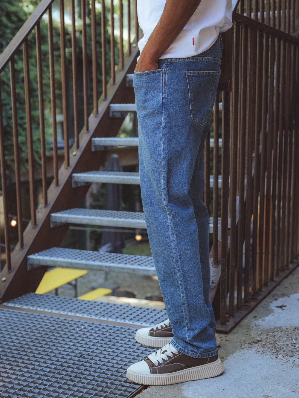 Classic Blue Stretch Denim Jeans