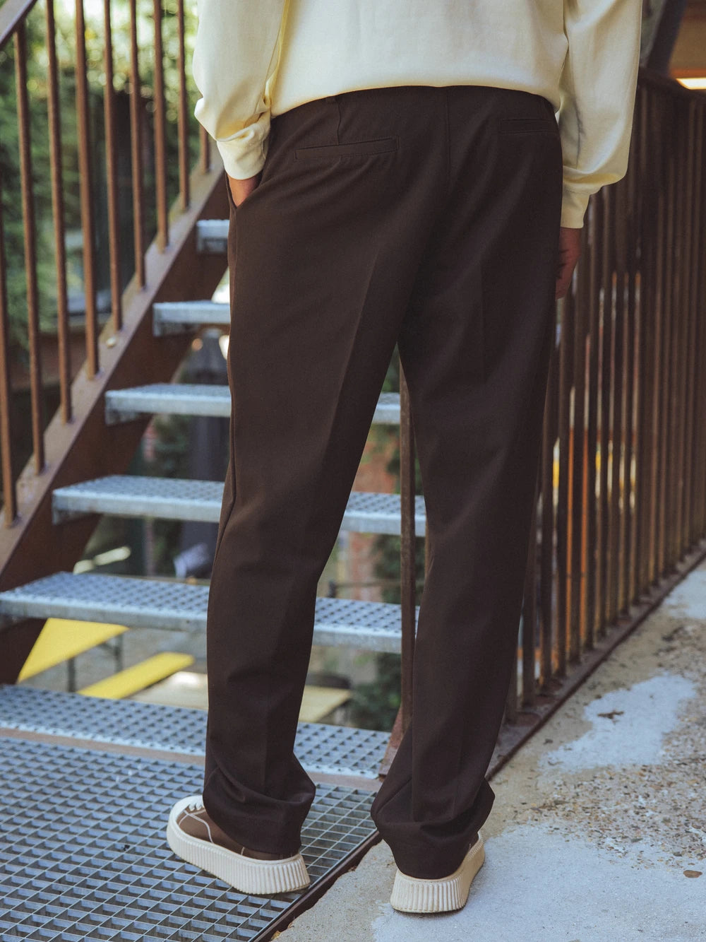 Dark Brown Classic Pantalon
