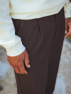 Dark Brown Classic Pantalon