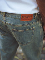 Washed Denim Jeans