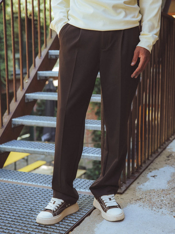 Dark Brown Classic Pantalon