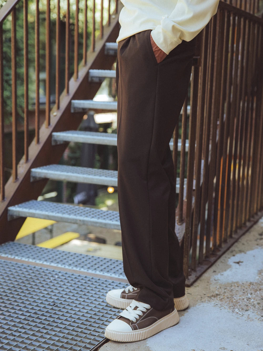 Dark Brown Classic Pantalon