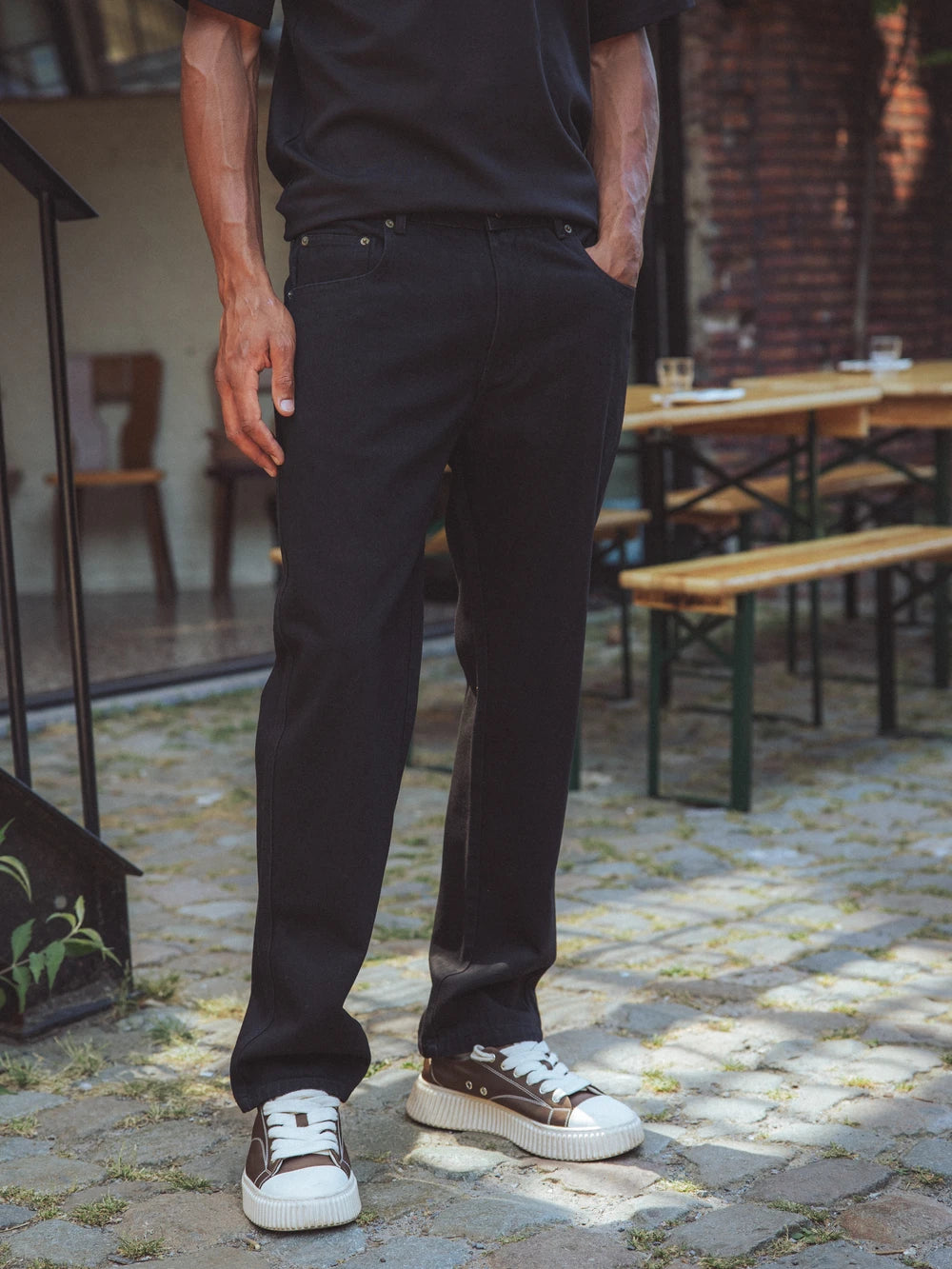Black Denim Jeans
