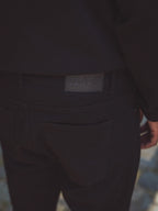 Black Stretch Denim Jeans