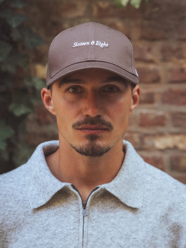 Brown Sixteen Eight Cap