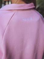 Pink Local Celebrity Polo-Reißverschluss