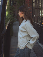 Grey Basic Raglan Oversized Longsleeve