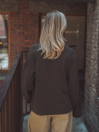 Green Basic Raglan Oversized Longsleeve