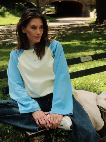 Blue Raglan Longsleeve