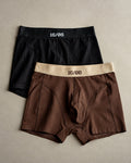 Logo 2er-Pack Boxershorts Navy/Schwarz