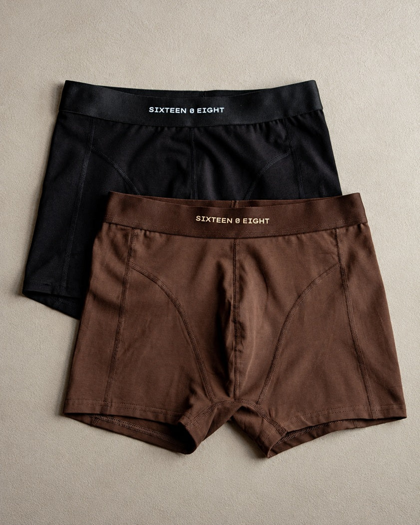 Logo 2er-Pack Boxershorts Navy/Schwarz