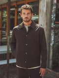 Dark Brown Classic Button Overshirt