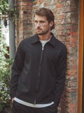 Black Classic Zip Overshirt
