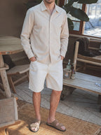Beige Cotton Shirt