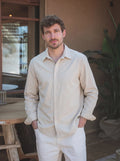 Beige Cotton Shirt
