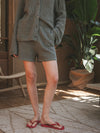 Green Crochet Short