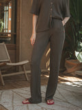 Dark Brown Knit Pants