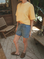 Yellow Stripe Soft T-shirt