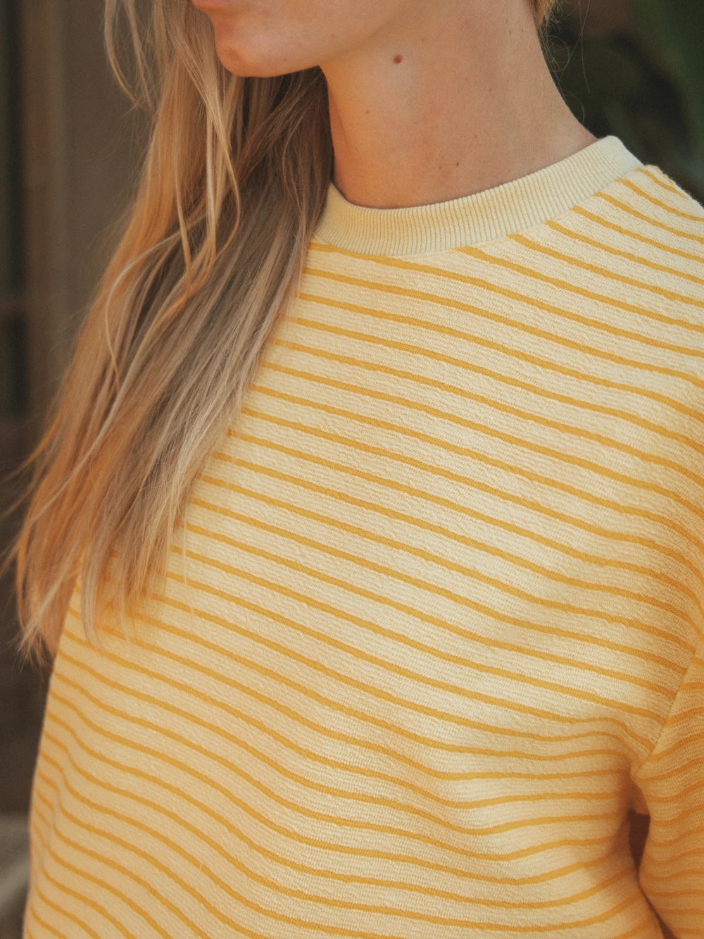 Yellow Stripe Soft T-shirt