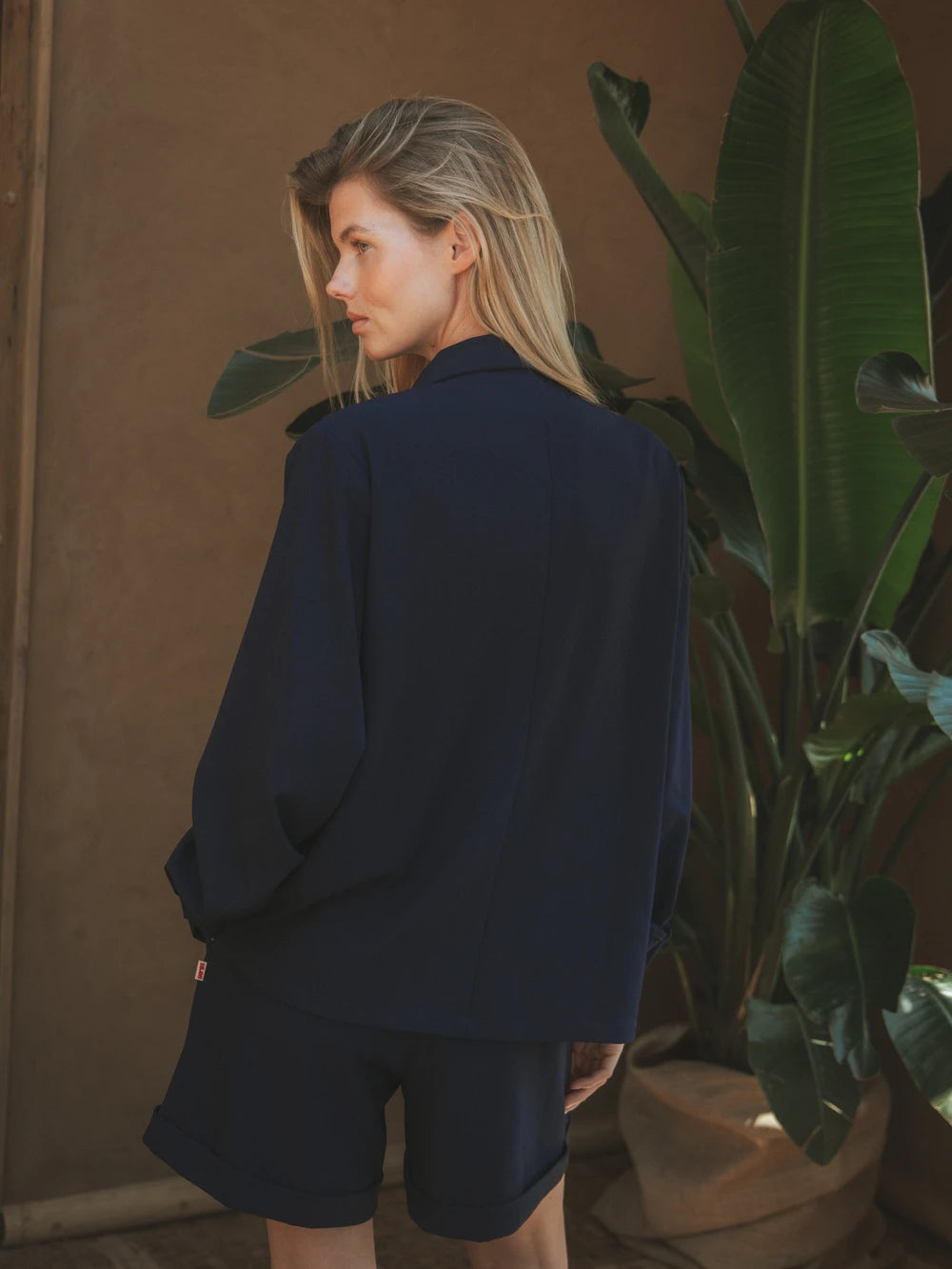 Navy Vineyard Blouse