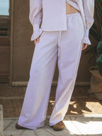 Taupe Stripe Pants