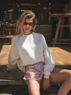 Creme Femme Oversized Sweater
