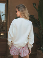 Creme Femme Oversized Sweater