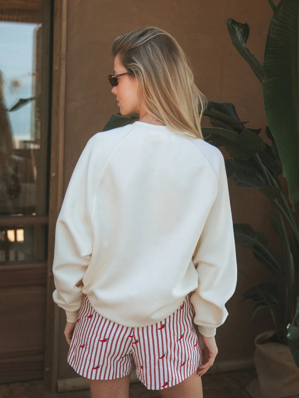 Creme Femme Oversized Sweater