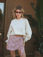 Creme Femme Oversized Sweater