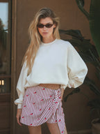 Creme Femme Oversized Sweater