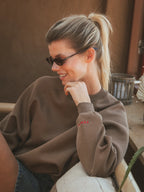 Brown Femme Oversized Sweater