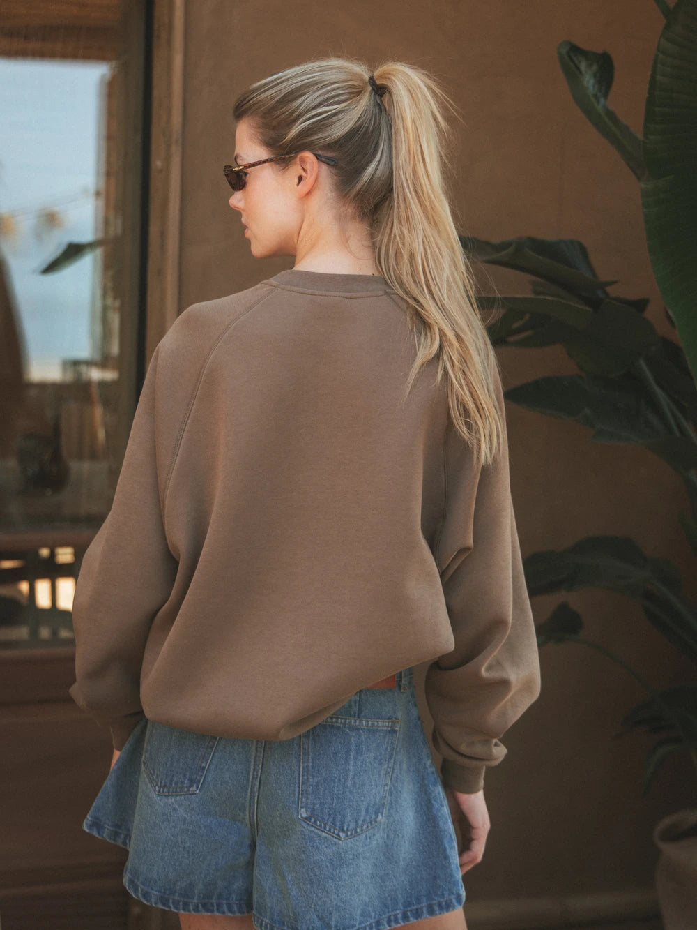 Brown Femme Oversized Sweater