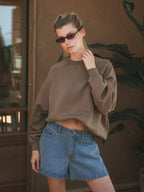 Brown Femme Oversized Sweater
