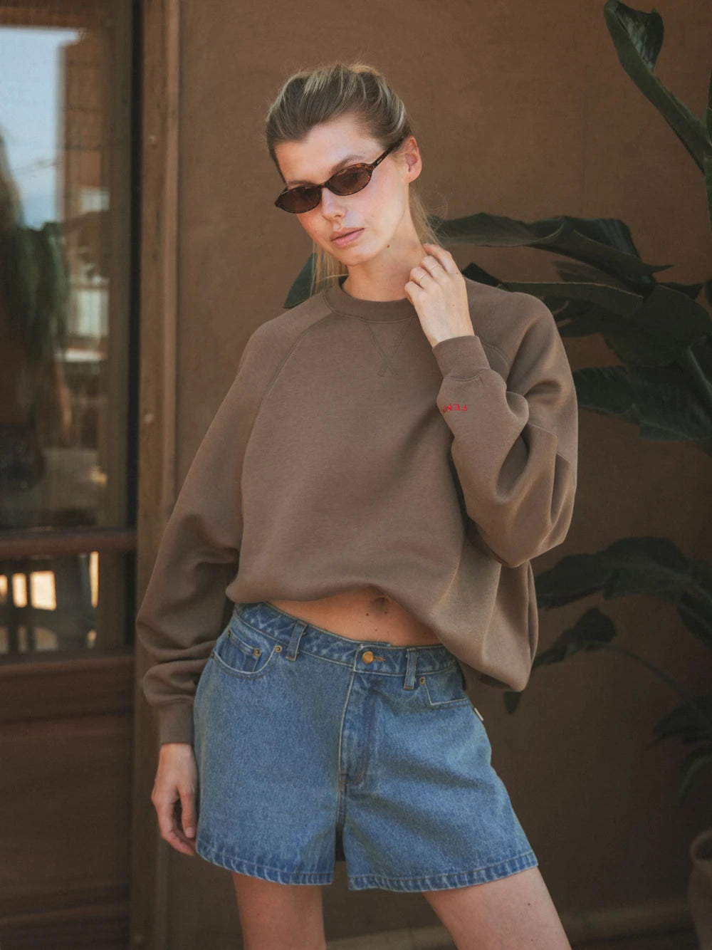 Brown Femme Oversized Sweater
