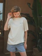 Creme Il Vino OVersized T-shirt