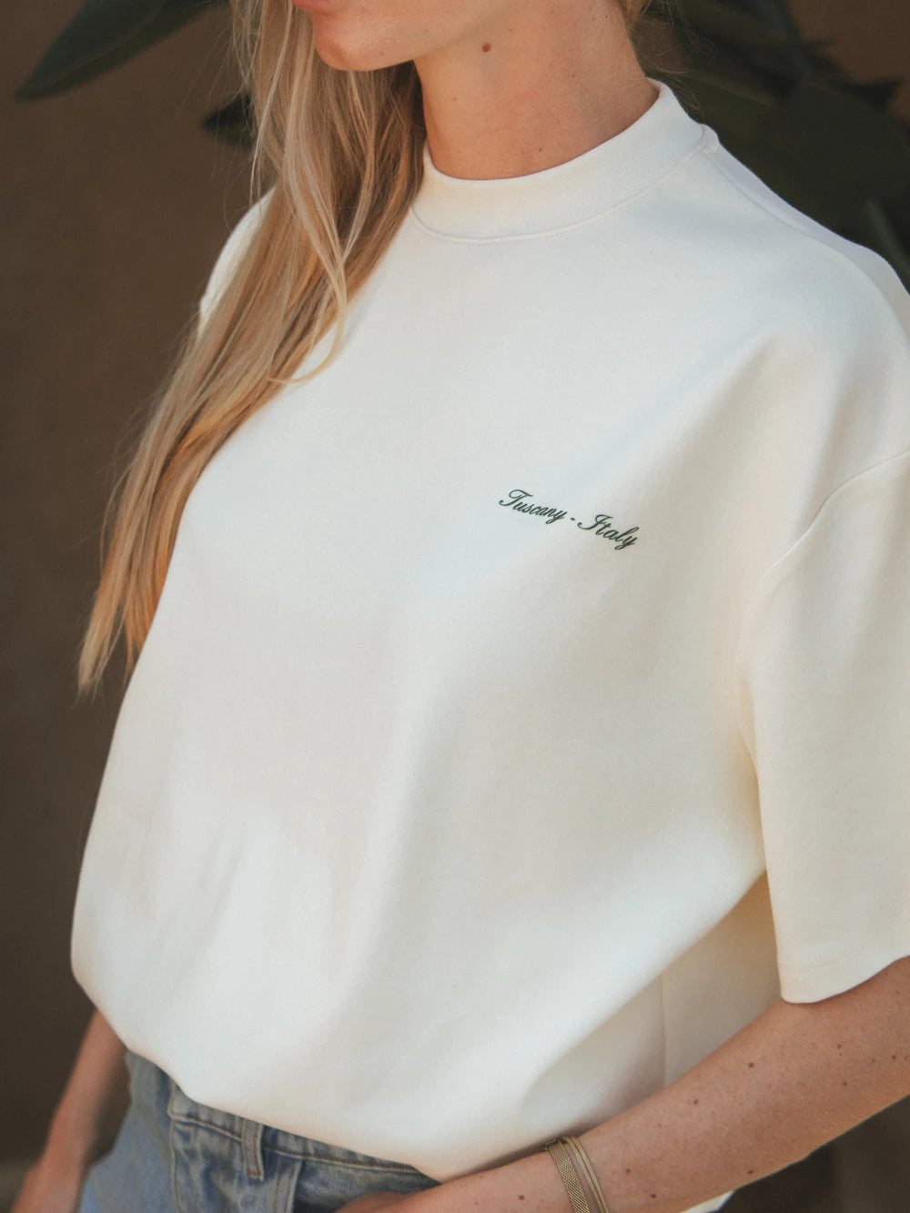 Creme Il Vino OVersized T-shirt