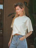 Creme Il Vino OVersized T-shirt