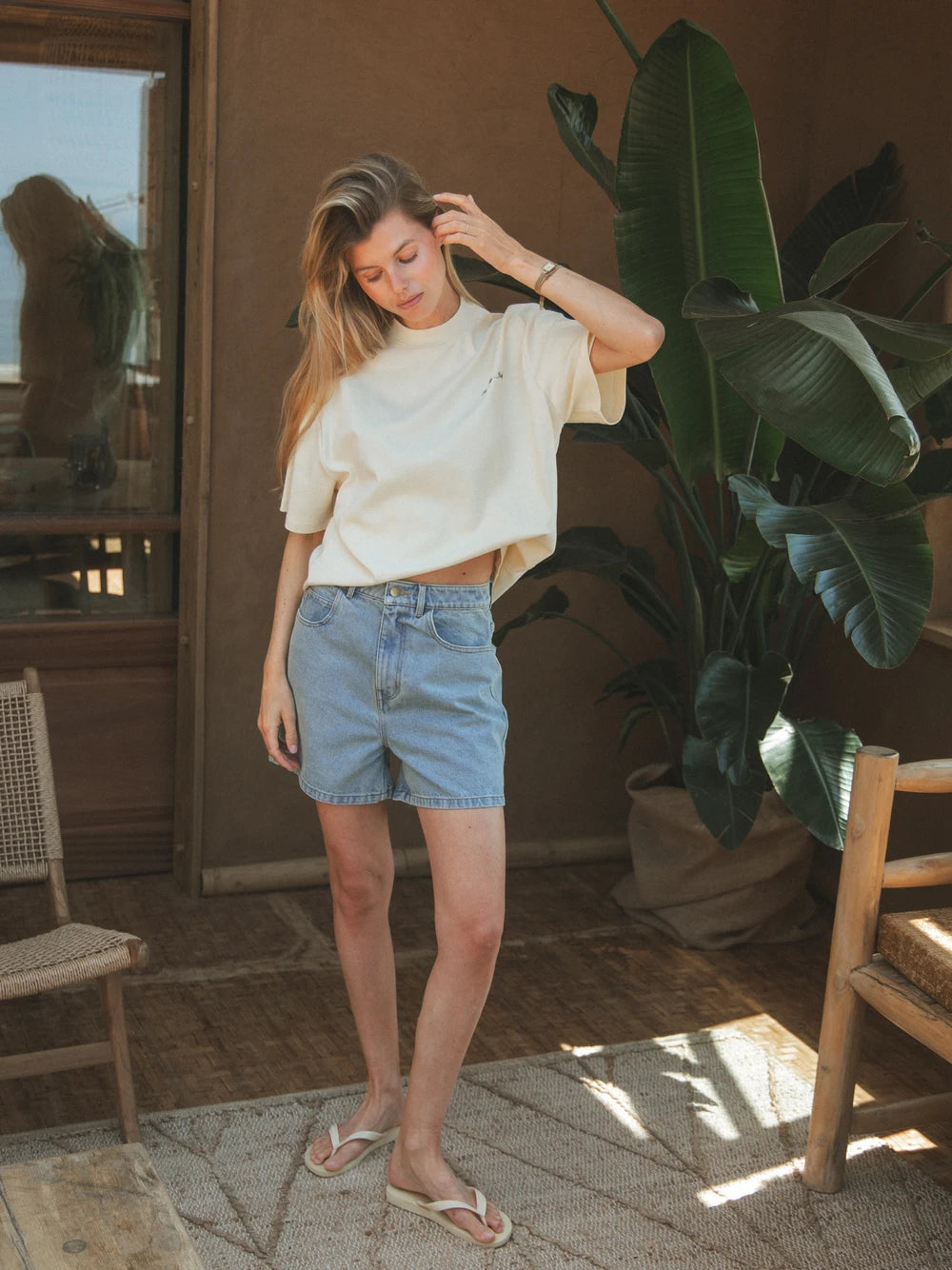 Creme Il Vino OVersized T-shirt