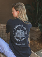 Navy Il Vino Oversized T-shirt