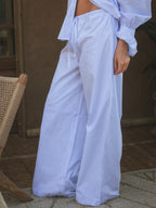 Blue Stripe Pants