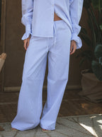 Blue Stripe Pants