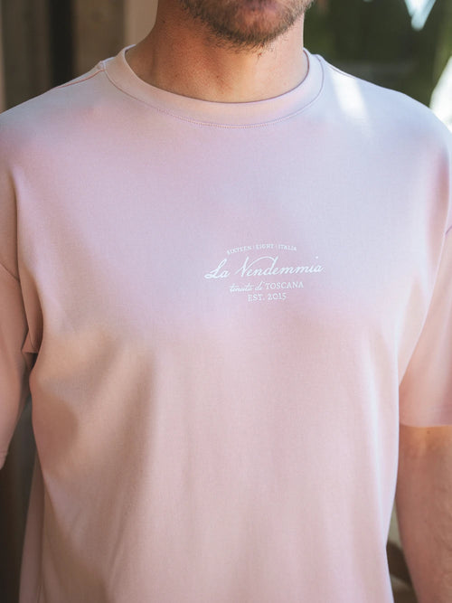Pink Vendemmia Oversized T-shirt