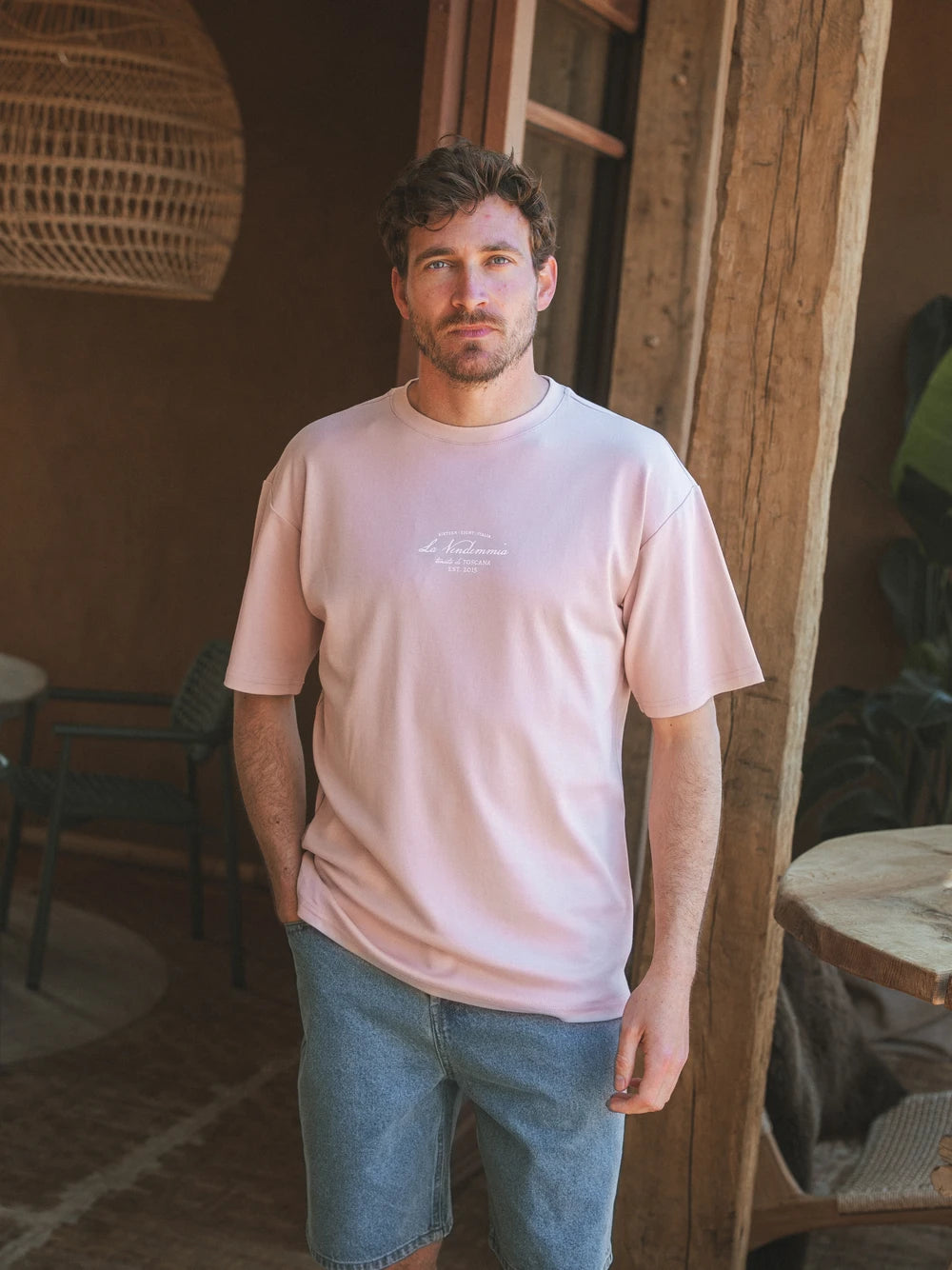 Pink Vendemmia Oversized T-shirt
