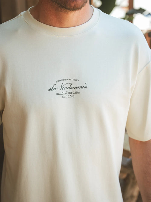 Butter Yellow Vendemmia Oversized T-shirt