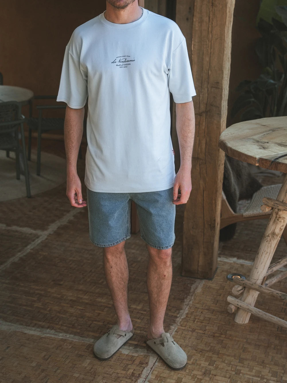 Light Blue Vendemmia Oversized T-shirt