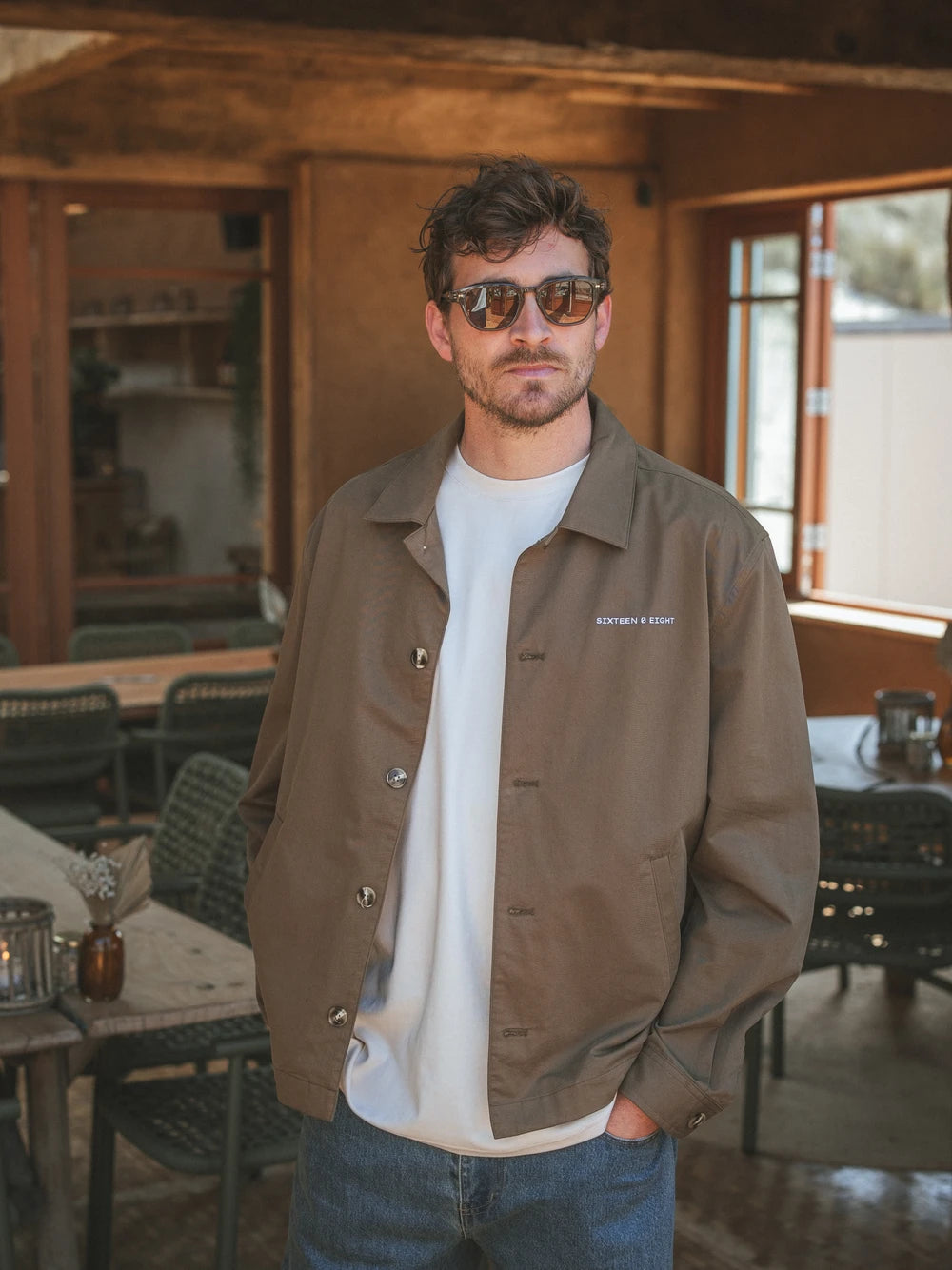 Brown Sixteen Overshirt